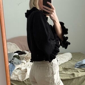 Jaggery London Fiorella Ruffle jumper